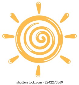 icono del clima solar fondo blanco aislado