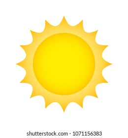 sun climate summer isolated icon