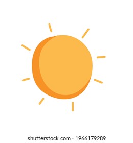 sun climate summer isolated icon