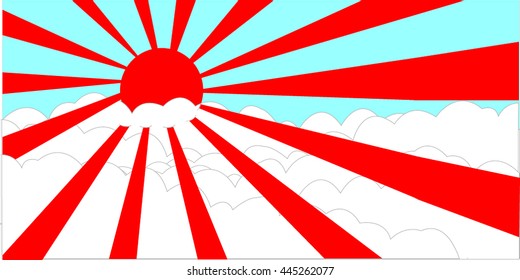sun and cloud background