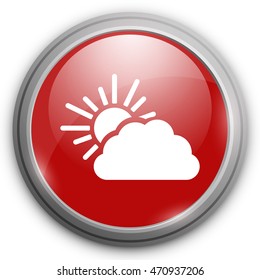 sun and cloud day icon