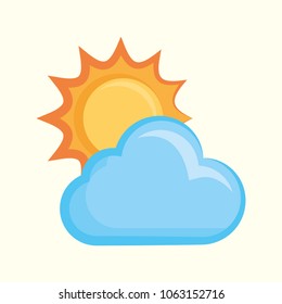 sun and cloud icon