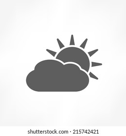 Sun Cloud Icon