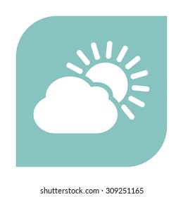 Sun Cloud Icon