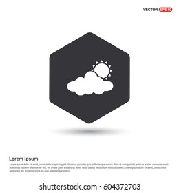 Sun Cloud Icon