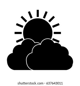 sun and cloud icon 