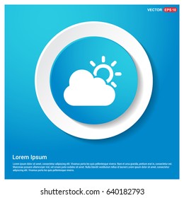 Sun Cloud Icon
