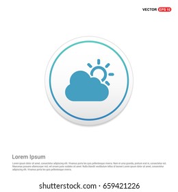 Sun Cloud Icon