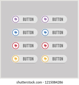 Sun Cloud Icon - Free vector icon