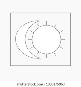 Sun and cloud logo