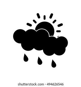 Sun cloud and rain design