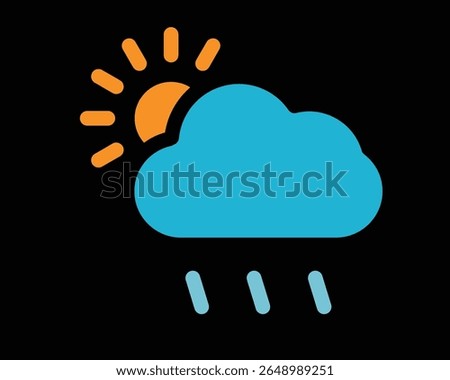 Sun, cloud, rain in harmony