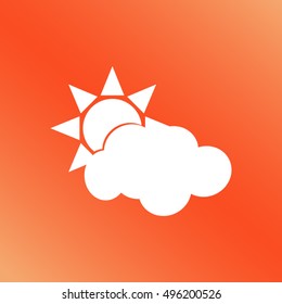 sun with clouds