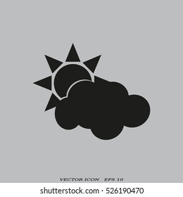 sun with clouds