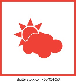 sun with clouds