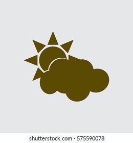 sun with clouds