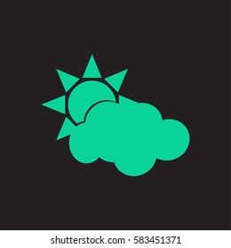 sun with clouds