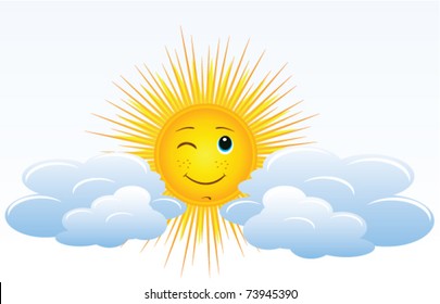 Sun and clouds