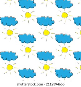 papel tapiz de bebé solar y nubes
