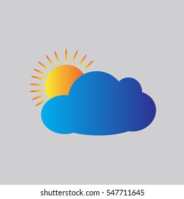 Sun cloudy weather