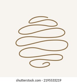 Sun continuous line art. One line sketch sunny summer outline vector background. Sunshine graphic illustration in simple minimal style.