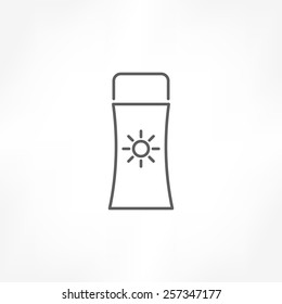 sun cream icon