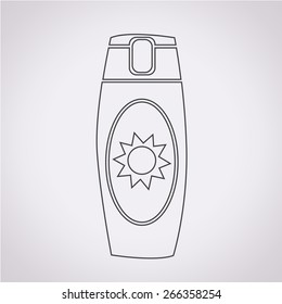 Sun Cream Icon