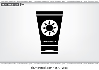 sun cream icon vector illustration 