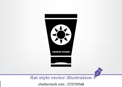 sun cream icon vector illustration eps10.