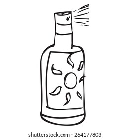 Sun Cream in Spray Doodle