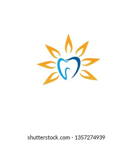 Sun dental logo - Vector 