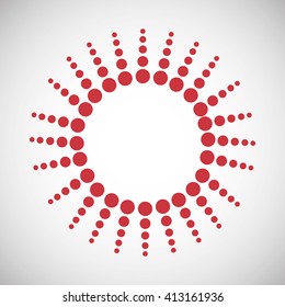 Sun design. abstract icon. summer concept