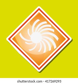 Sun design. abstract icon. summer concept