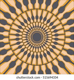 Sun Dial Fabric