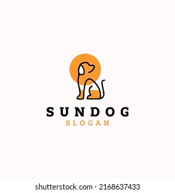 SUN DOG LOGO DESIGNS WITH ICON