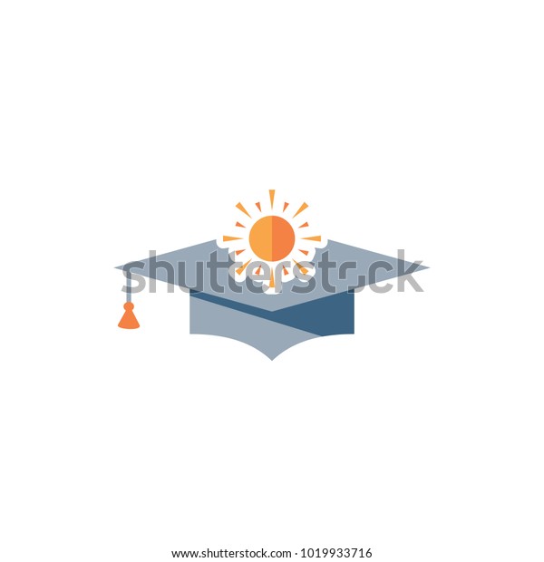 Sun Education Logo Icon Design Stock Vector (Royalty Free) 1019933716 ...