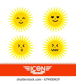 sun emotion cartoon