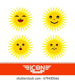 sun emotion cartoon