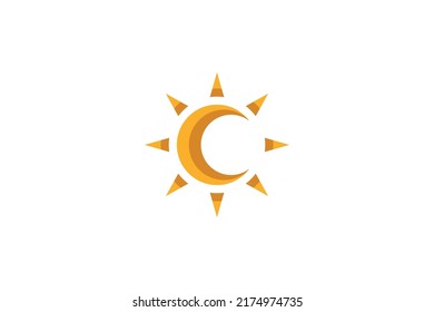 Sun Energy Colored Logo Vector