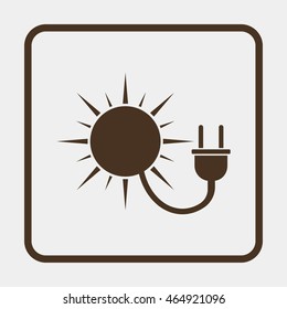 Sun energy Icon.