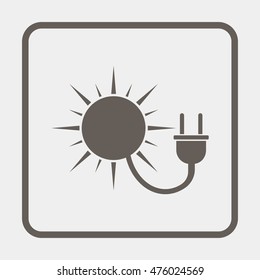 Sun energy Icon.