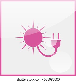 Sun energy Icon.