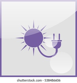 Sun energy Icon.