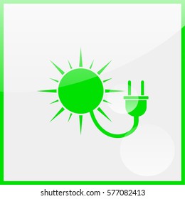 Sun energy Icon.
