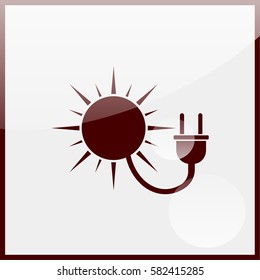Sun energy Icon.