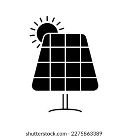 Sun energy icon. Vector illustration isolated on white.
