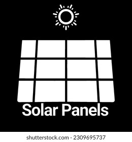 Sun energy icon. Vector illustration isolated on white.