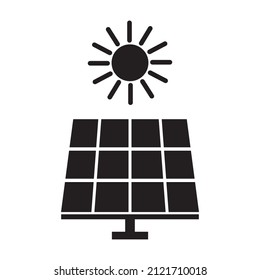 sun energy icon vector symbol