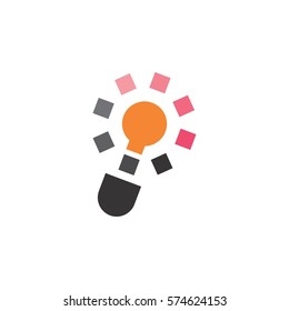 Sun Energy Lamp logo design
