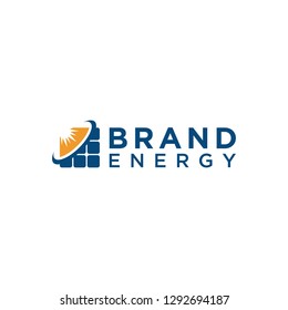 sun energy logo design